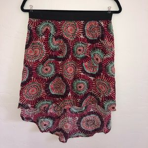 American Rag Colorful High Low Midi Skirt